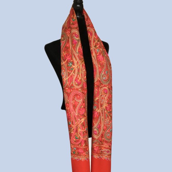 Warm and cozy scarf | evening shoulder wrap, Travel and wedding wrap, Pashmina - Picture 4 of 8